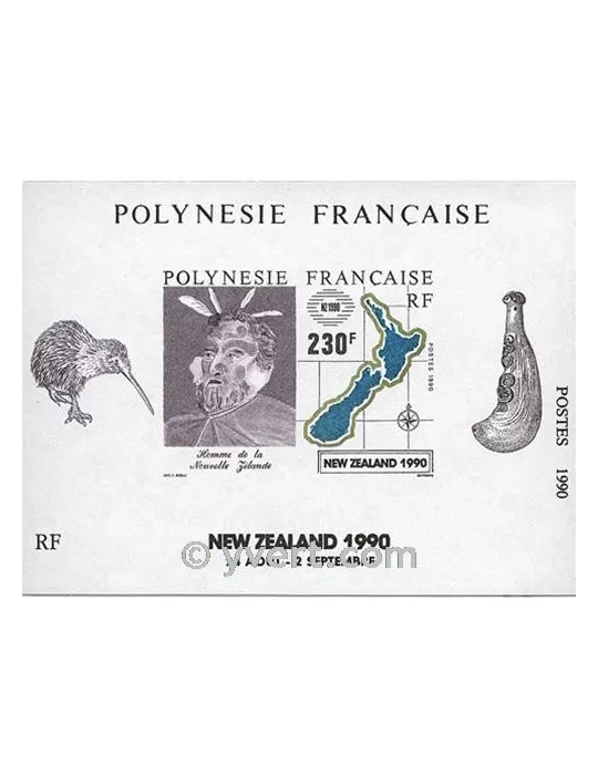 n° 17 - Timbre Polynésie Bloc et feuillets