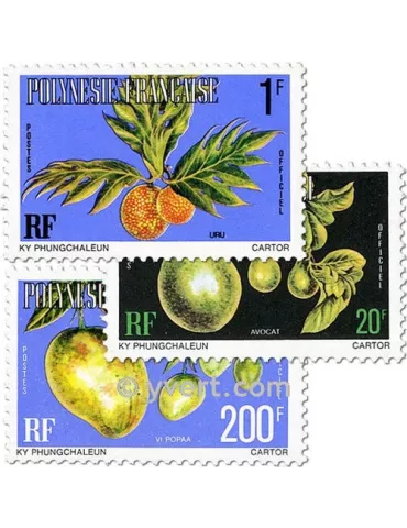 n° 1/15A - Timbre Polynésie De service