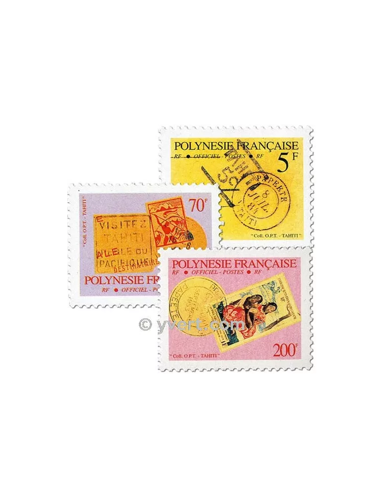 n° 17a/25a - Timbre Polynésie De service