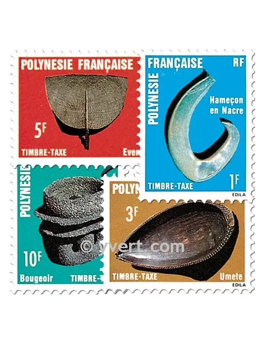 n° 4/7 - Timbre Polynésie Taxe