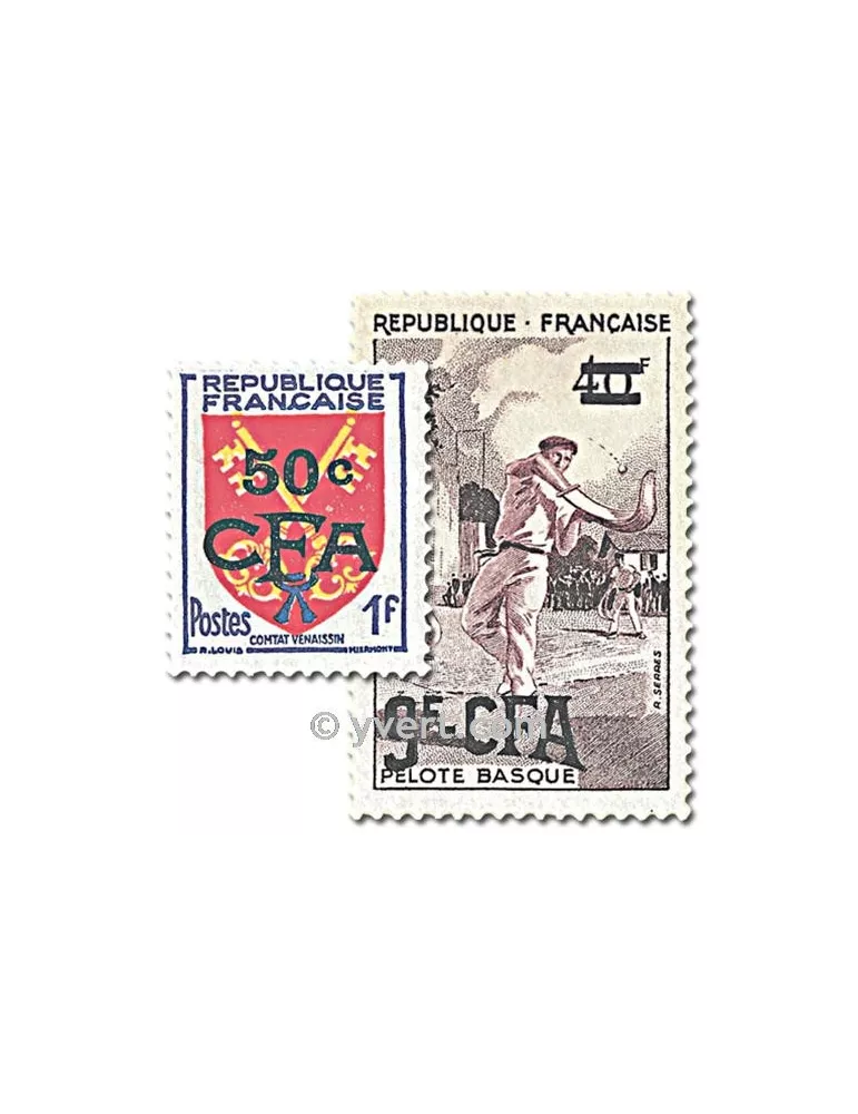 n° 320/330 - Timbre Réunion Poste