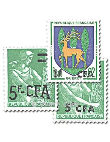 n° 342/352A - Timbre Réunion Poste