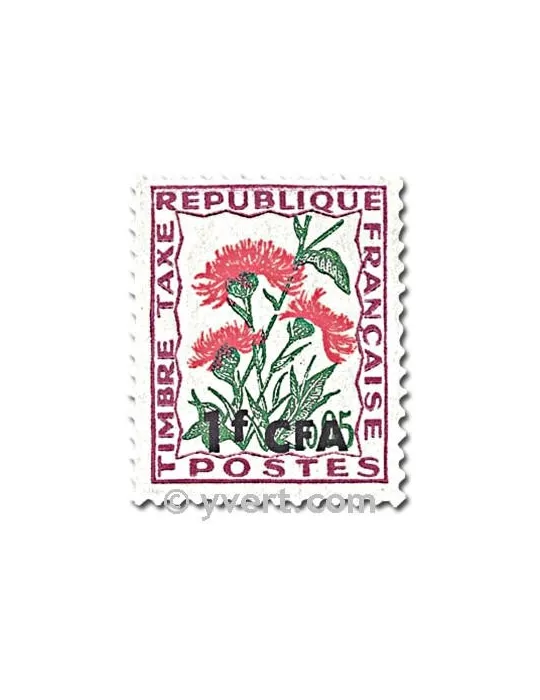 n° 48/53 - Timbre Réunion Taxe