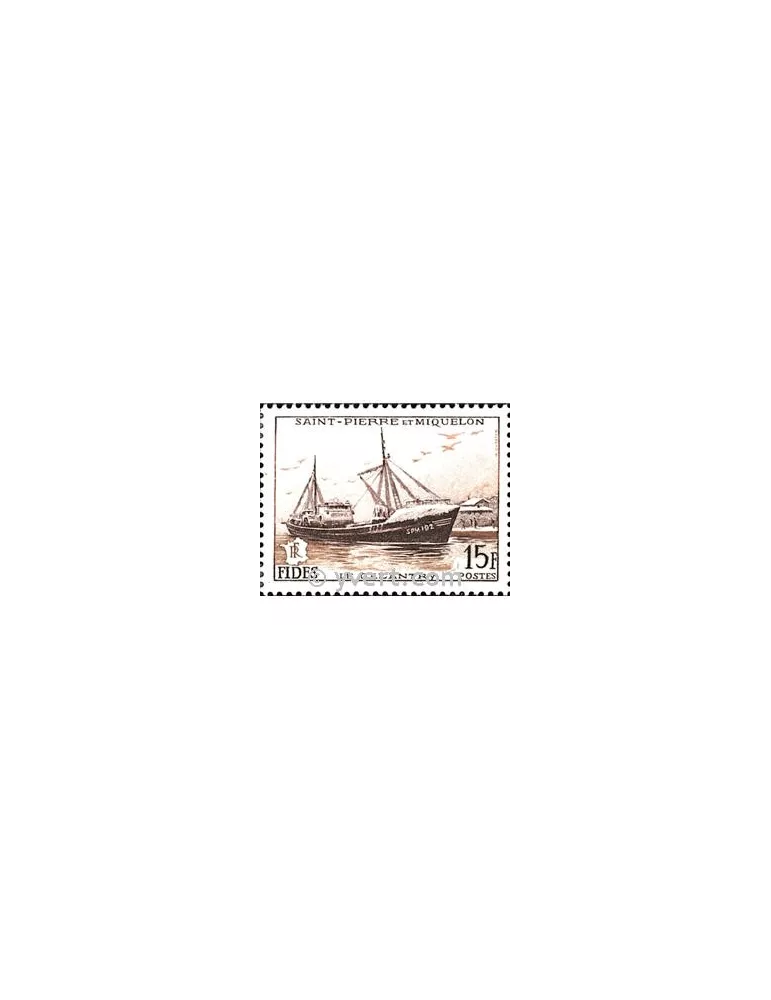 n° 352 - Timbre Saint-Pierre et Miquelon Poste