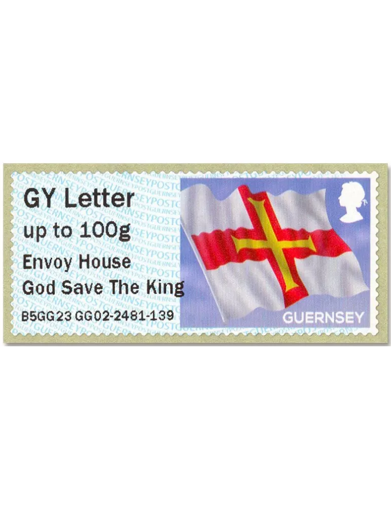 n° 111 - Timbre GUERNESEY Timbres de distributeurs