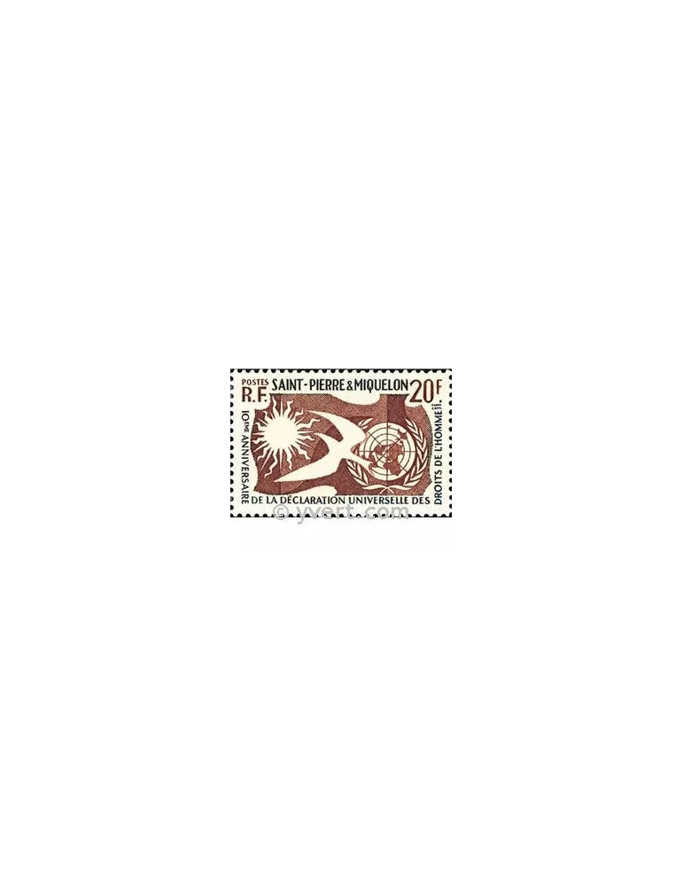 n° 358 - Timbre Saint-Pierre et Miquelon Poste