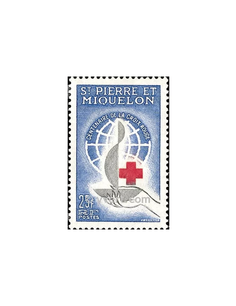 n° 369 - Timbre Saint-Pierre et Miquelon Poste