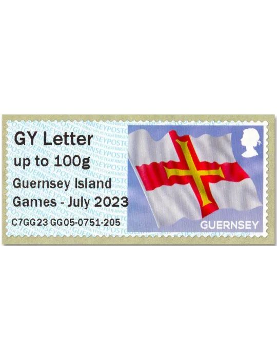 n° 114 - Timbre GUERNESEY Timbres de distributeurs