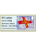 n° 114 - Timbre GUERNESEY Timbres de distributeurs