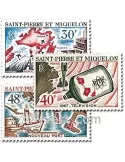 n° 376/378 - Timbre Saint-Pierre et Miquelon Poste