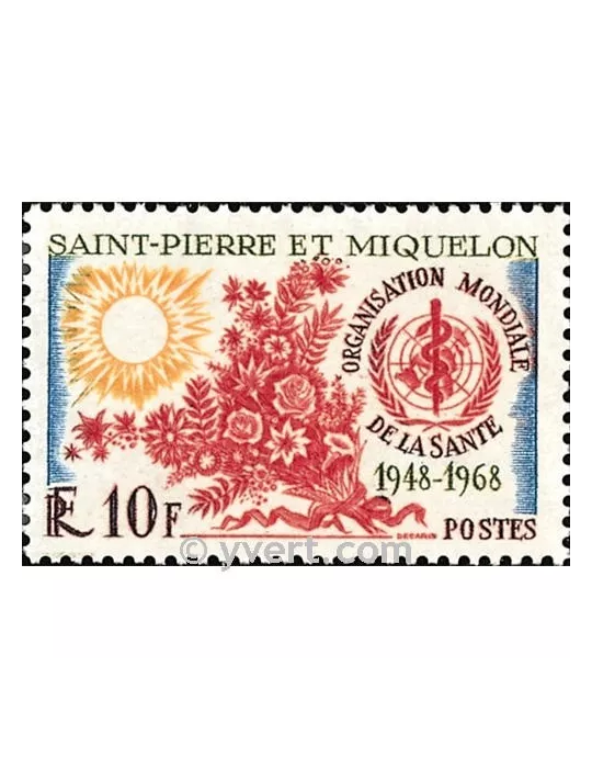 n° 379 - Timbre Saint-Pierre et Miquelon Poste