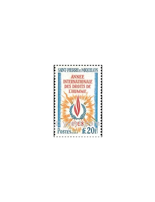 n° 384 - Timbre Saint-Pierre et Miquelon Poste