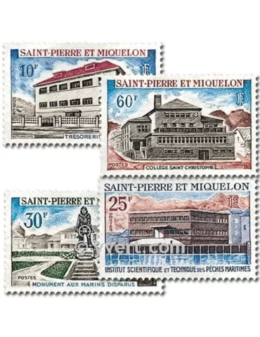 n° 387/390 - Timbre Saint-Pierre et Miquelon Poste 2