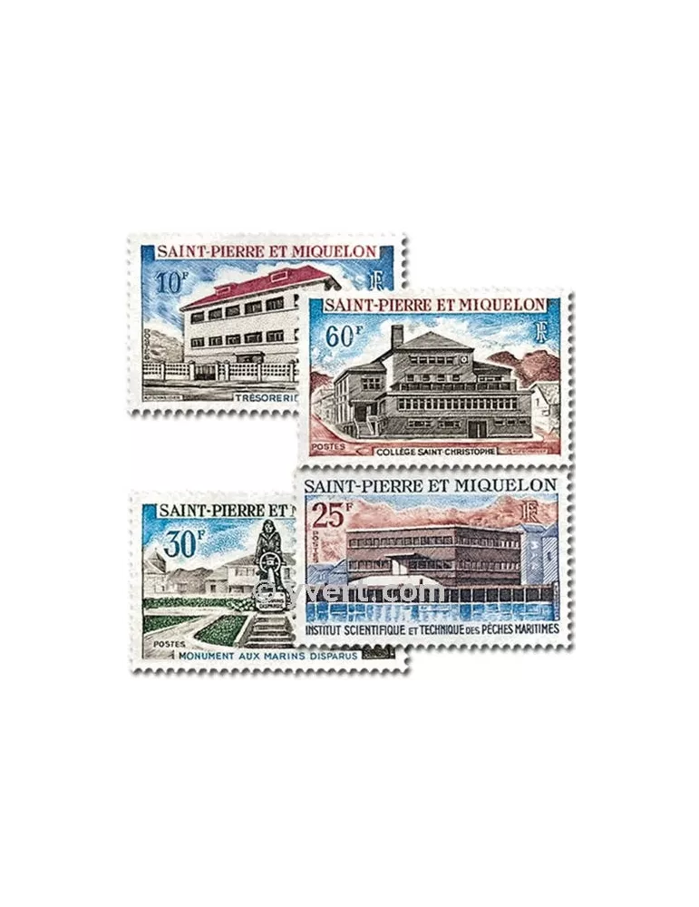 n° 387/390 - Timbre Saint-Pierre et Miquelon Poste