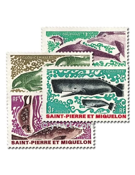 n° 391/394 - Timbre Saint-Pierre et Miquelon Poste