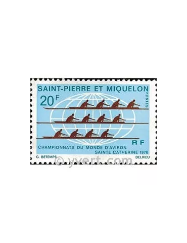 n° 405 - Timbre Saint-Pierre et Miquelon Poste