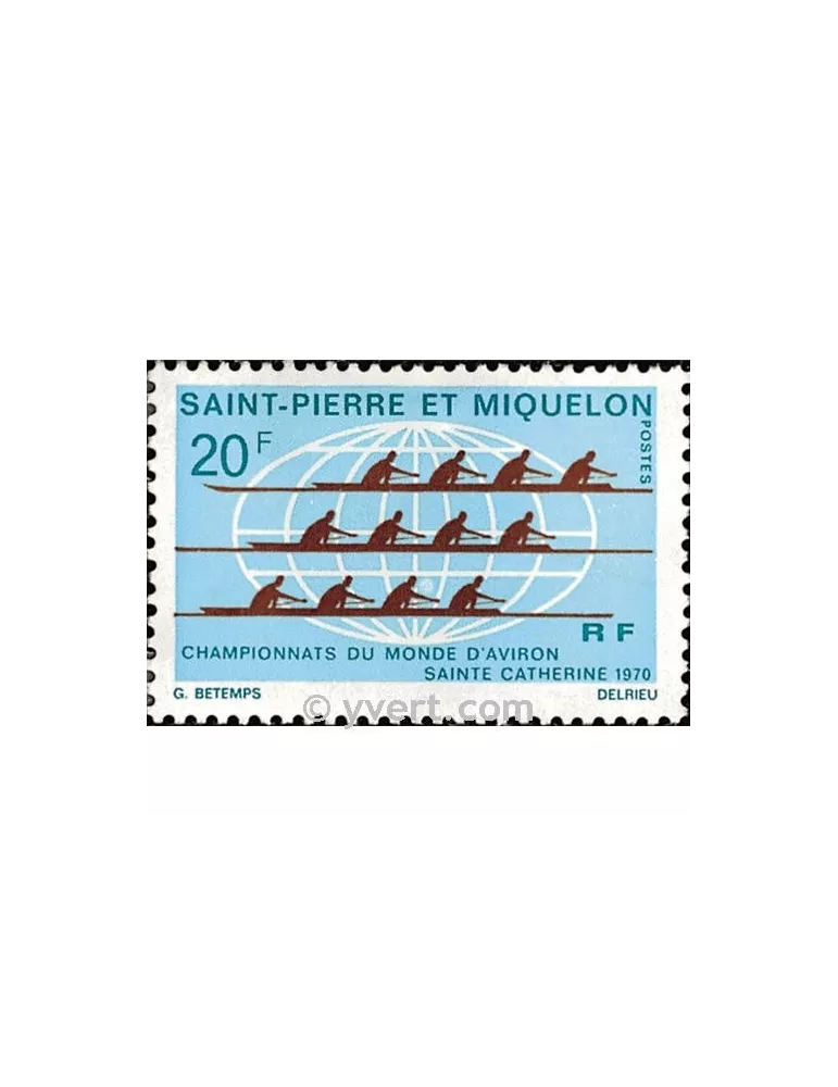 n° 405 - Timbre Saint-Pierre et Miquelon Poste