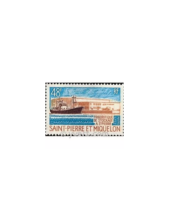 n° 406 - Timbre Saint-Pierre et Miquelon Poste