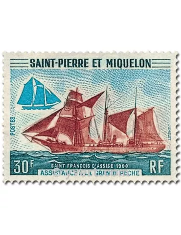 n° 410/413 - Timbre Saint-Pierre et Miquelon Poste 2