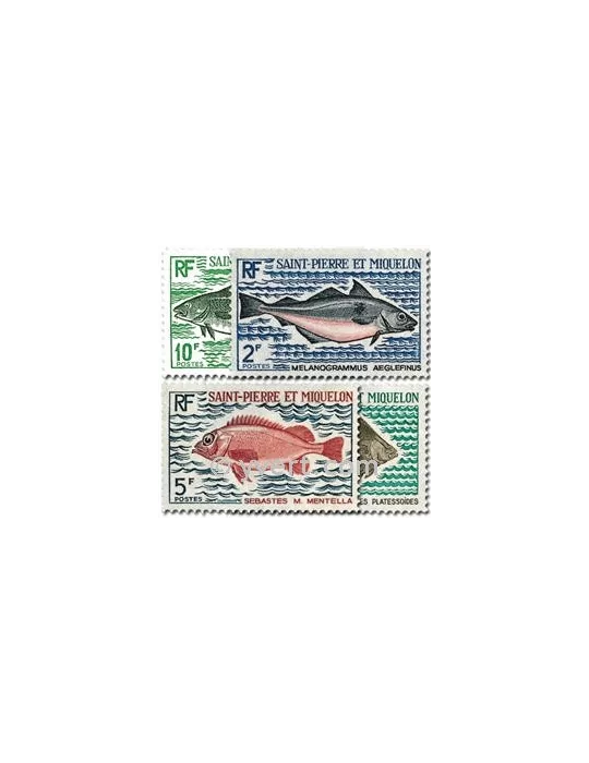n° 421/424 - Timbre Saint-Pierre et Miquelon Poste