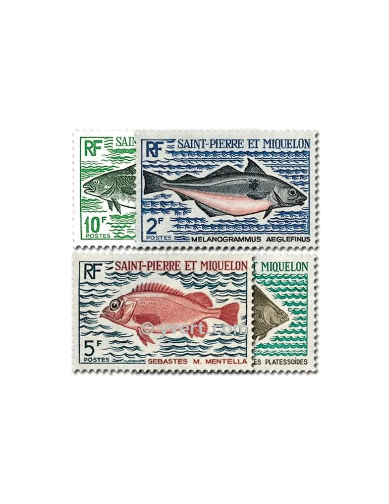 n° 421/424 - Timbre Saint-Pierre et Miquelon Poste