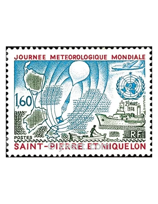 n° 433 - Timbre Saint-Pierre et Miquelon Poste