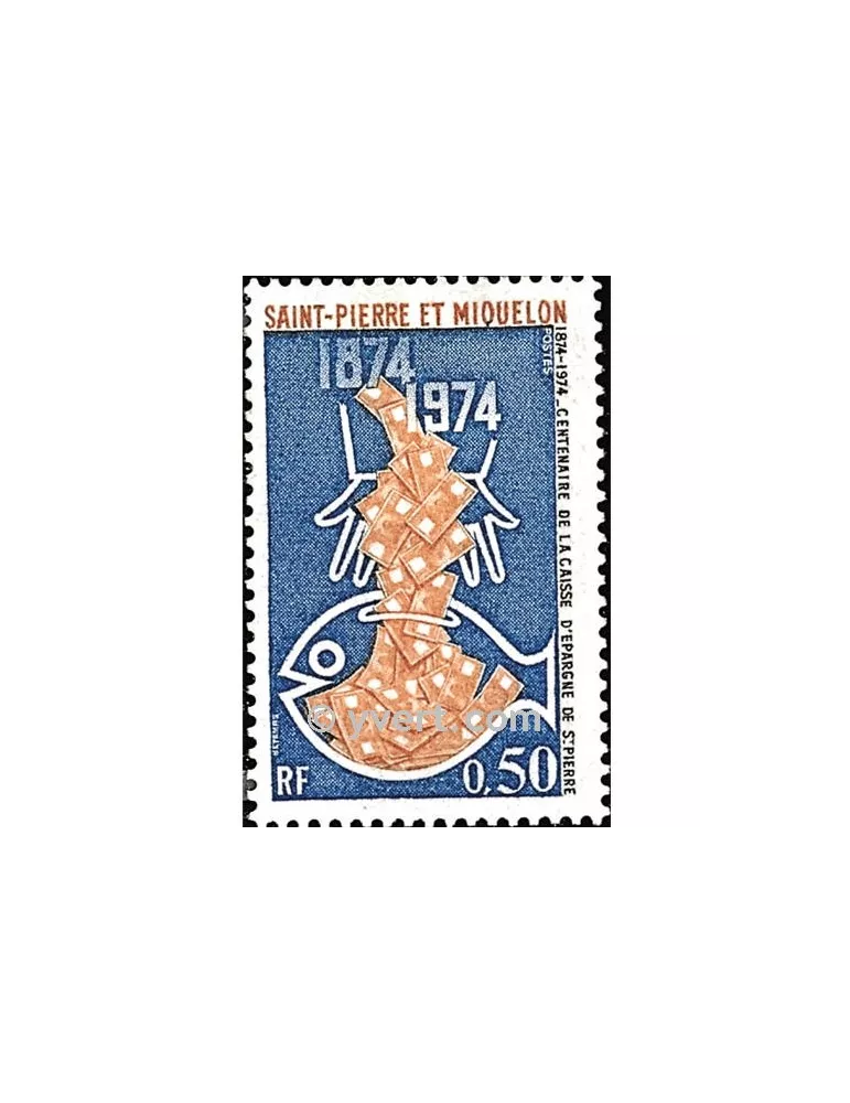 n° 437 - Timbre Saint-Pierre et Miquelon Poste