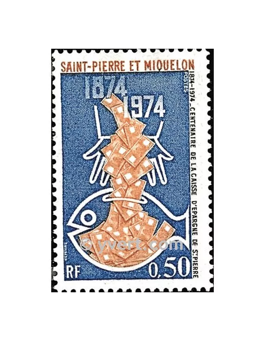 n° 437 - Timbre Saint-Pierre et Miquelon Poste
