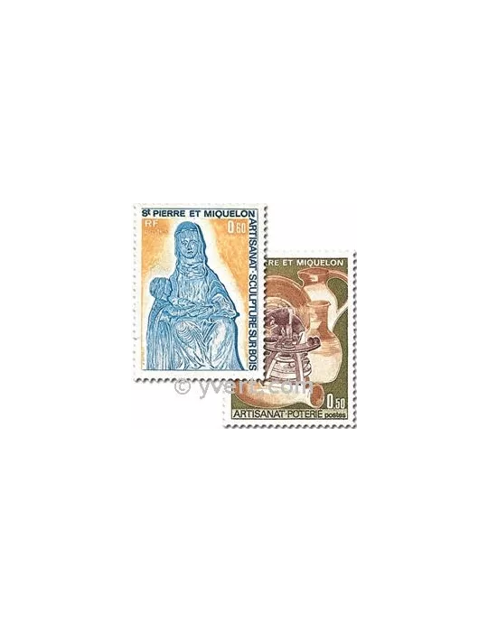 n° 443/444 - Timbre Saint-Pierre et Miquelon Poste