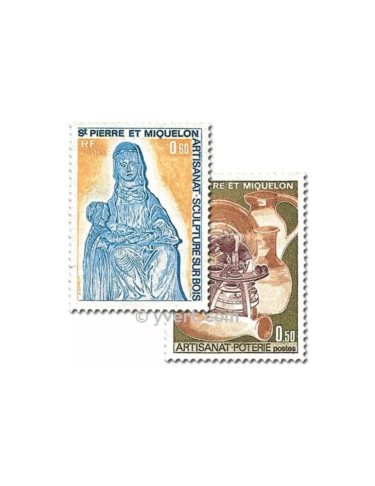 n° 443/444 - Timbre Saint-Pierre et Miquelon Poste