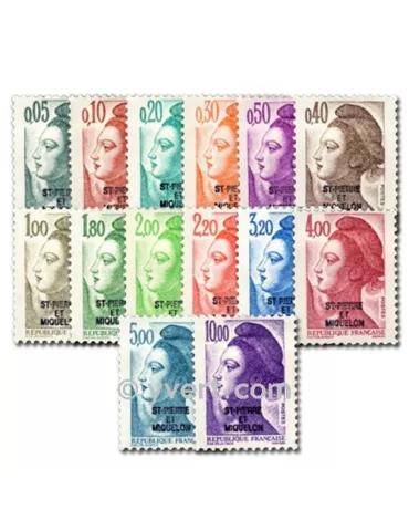 n° 455/469 - Timbre Saint-Pierre et Miquelon Poste 2