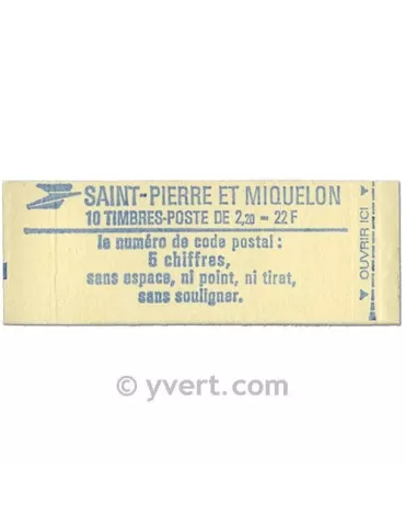 n° C464a - Timbre Saint-Pierre et Miquelon Poste 2