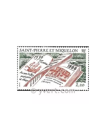 n° 470 - Timbre Saint-Pierre et Miquelon Poste