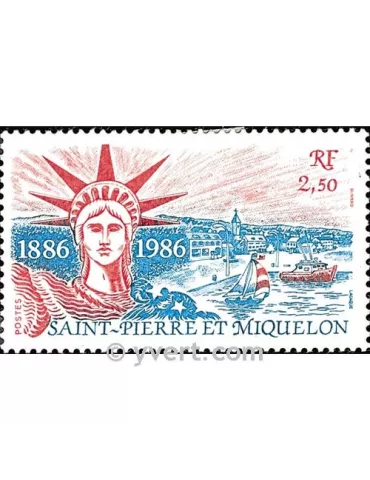 n° 471 - Timbre Saint-Pierre et Miquelon Poste 2