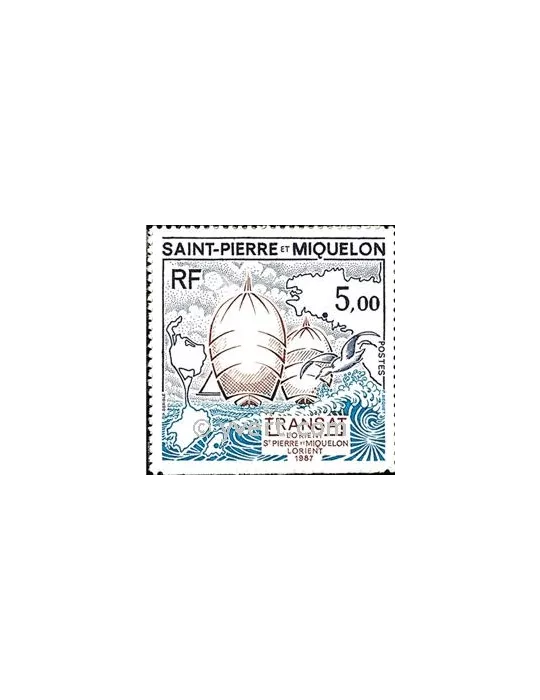 n° 477 - Timbre Saint-Pierre et Miquelon Poste
