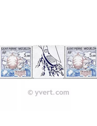 n° 477A - Timbre Saint-Pierre et Miquelon Poste 2