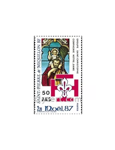 n° 483 - Timbre Saint-Pierre et Miquelon Poste