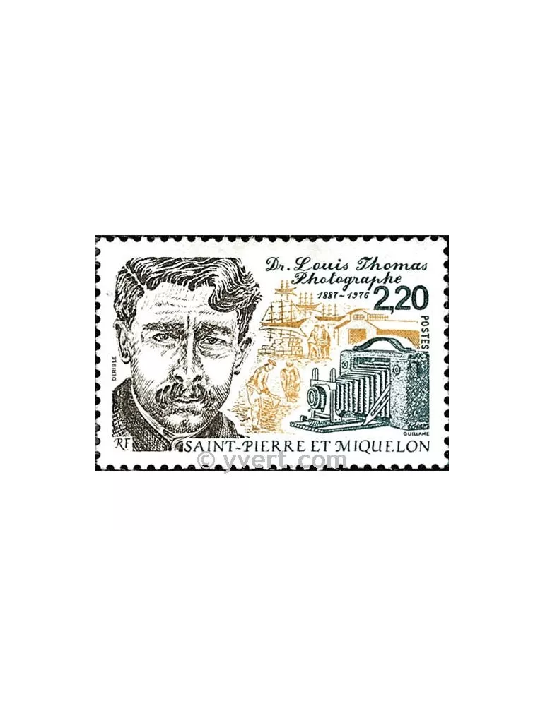 n° 488 - Timbre Saint-Pierre et Miquelon Poste
