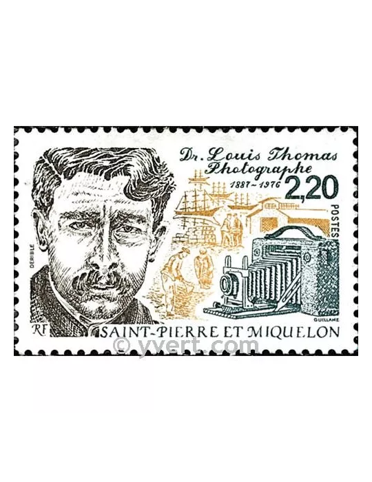 n° 488 - Timbre Saint-Pierre et Miquelon Poste