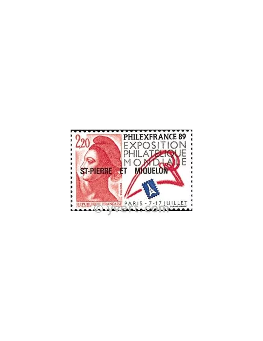 n° 489 - Timbre Saint-Pierre et Miquelon Poste