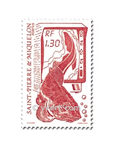 n° 490/491 - Timbre Saint-Pierre et Miquelon Poste 2