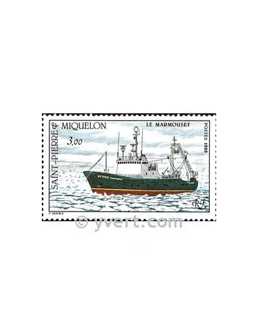 n° 493 - Timbre Saint-Pierre et Miquelon Poste