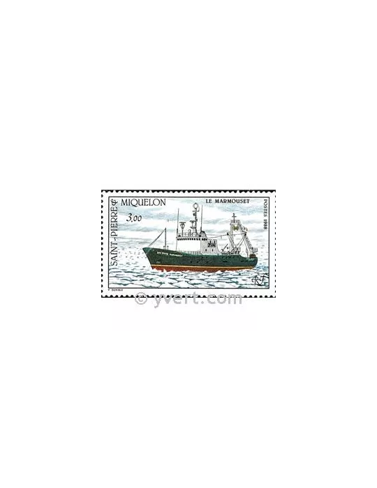 n° 493 - Timbre Saint-Pierre et Miquelon Poste