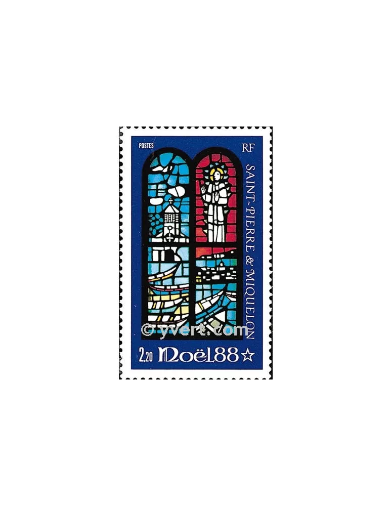 n° 496 - Timbre Saint-Pierre et Miquelon Poste