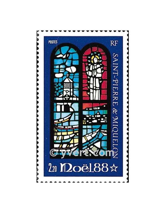 n° 496 - Timbre Saint-Pierre et Miquelon Poste