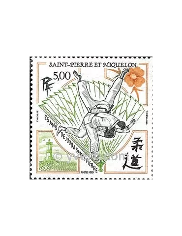 n° 498 - Timbre Saint-Pierre et Miquelon Poste