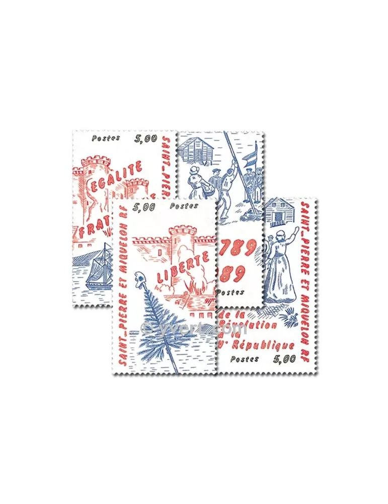 n° 504/507 (BF 3) - Timbre Saint-Pierre et Miquelon Poste