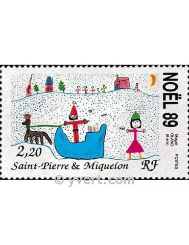 n° 512 - Timbre Saint-Pierre et Miquelon Poste 2