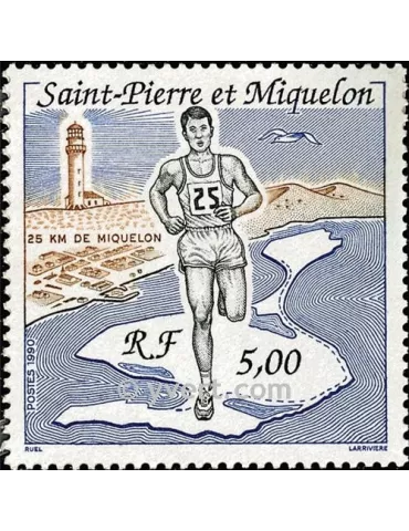 n° 522 - Timbre Saint-Pierre et Miquelon Poste 2