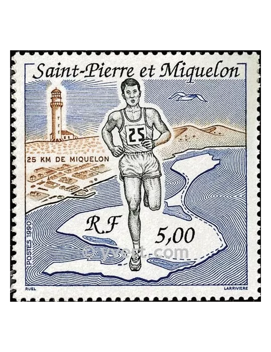 n° 522 - Timbre Saint-Pierre et Miquelon Poste